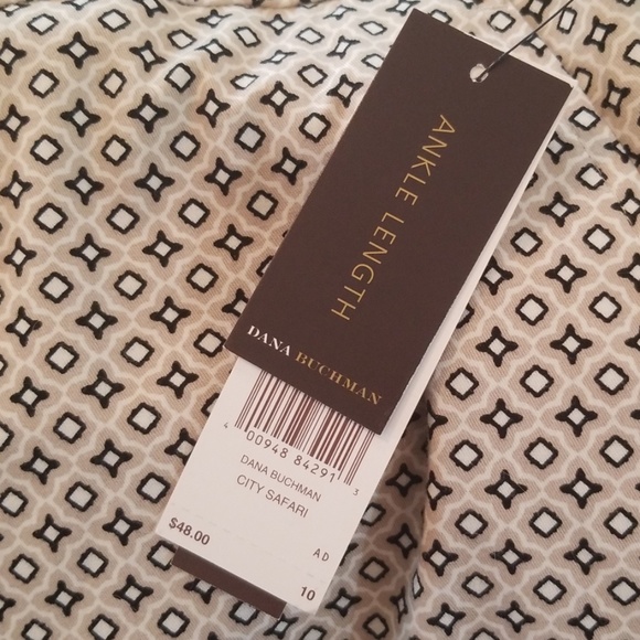 Dana Buchman Geometric Pants - Picture 4 of 4